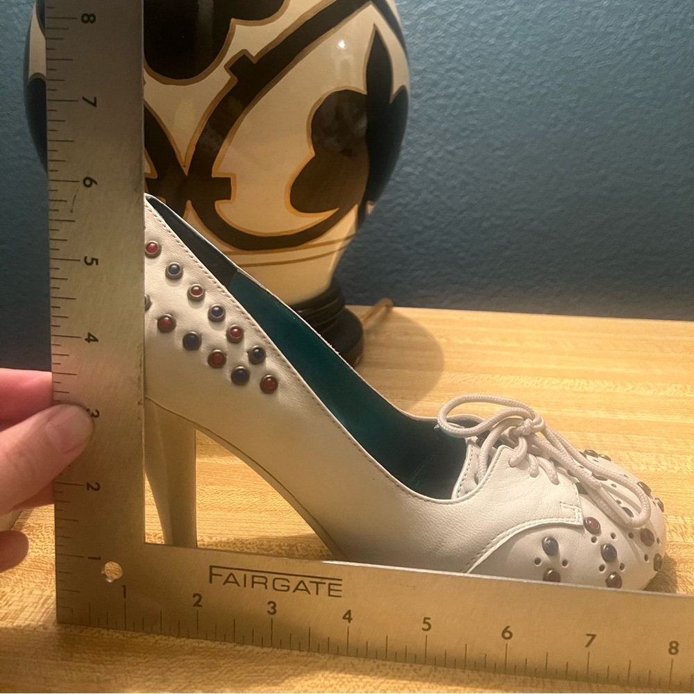 Irregular Choice Vintage Elvis Inspired Women’s Leather Heels - Picture 8 of 8